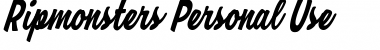 Download Ripmonsters Personal Use Font Download Ripmonsters Personal Use Font