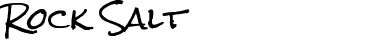 Download Rock Salt Font Download Rock Salt Font