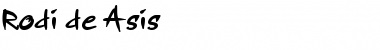 Download Rodi de Asis Font Download Rodi de Asis Font