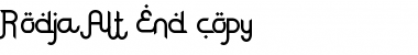 Download Rodja Alt End Font Download Rodja Alt End Font