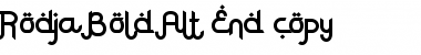 Download Rodja Bold Alt End Font Download Rodja Bold Alt End Font