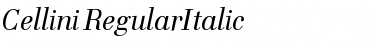 Download Cellini-RegularItalic Font Download Cellini-RegularItalic Font
