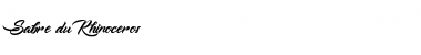 Download Sabre du Rhinoceros Font Download Sabre du Rhinoceros Font