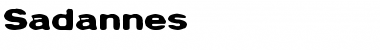 Download Sadannes Font Download Sadannes Font