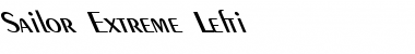 Download Sailor Extreme Lefti Font Download Sailor Extreme Lefti Font