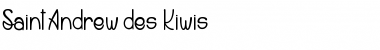 Download Saint Andrew des Kiwis Font Download Saint Andrew des Kiwis Font