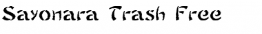 Download Sayonara Trash Free Font Download Sayonara Trash Free Font