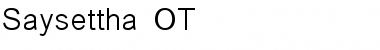 Download Saysettha OT Font Download Saysettha OT Font