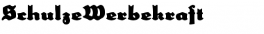 Download Schulze Werbekraft Font Download Schulze Werbekraft Font