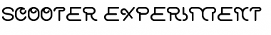 Download scooter experiment Font Download scooter experiment Font