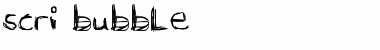 Download scri-bubble Font Download scri-bubble Font
