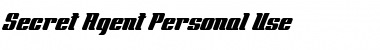 Download Secret Agent Personal Use Font Download Secret Agent Personal Use Font