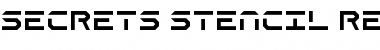 Download Secrets Stencil Font Download Secrets Stencil Font