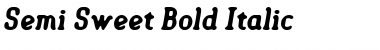 Download Semi-Sweet Font Download Semi-Sweet Font