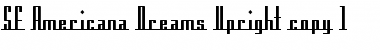 Download SF Americana Dreams Upright Font Download SF Americana Dreams Upright Font