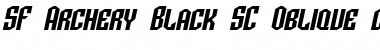 Download SF Archery Black SC Font Download SF Archery Black SC Font
