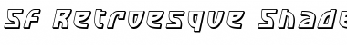 Download SF Retroesque Shaded Font Download SF Retroesque Shaded Font