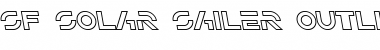 Download SF Solar Sailer Outline Font Download SF Solar Sailer Outline Font