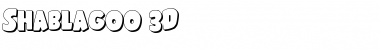 Download Shablagoo 3D Font Download Shablagoo 3D Font