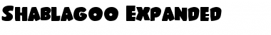 Download Shablagoo Expanded Font Download Shablagoo Expanded Font