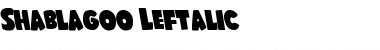 Download Shablagoo Leftalic Font Download Shablagoo Leftalic Font