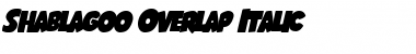 Download Shablagoo Overlap Italic Font Download Shablagoo Overlap Italic Font