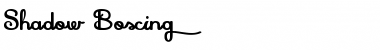 Download Shadow Boxing Font Download Shadow Boxing Font
