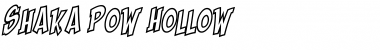 Download Shaka Pow Hollow Font Download Shaka Pow Hollow Font