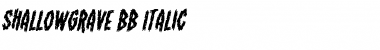 Download ShallowGrave BB Font Download ShallowGrave BB Font