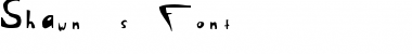 Download Shawn's Font Font Download Shawn's Font Font
