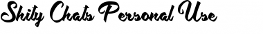 Download Shity Chats Personal Use Font Download Shity Chats Personal Use Font