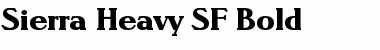 Download Sierra Heavy SF Font Download Sierra Heavy SF Font