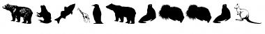 Download SilhouettesAnimalish Font Download SilhouettesAnimalish Font