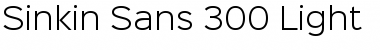 Download Sinkin Sans 300 Light Font Download Sinkin Sans 300 Light Font