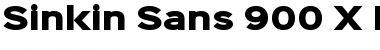 Download Sinkin Sans 900 X Black Font Download Sinkin Sans 900 X Black Font