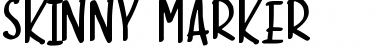 Download Skinny Marker Font Download Skinny Marker Font