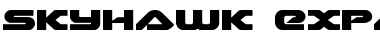 Download Skyhawk Expanded Font Download Skyhawk Expanded Font
