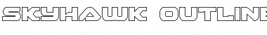 Download Skyhawk Outline Font Download Skyhawk Outline Font