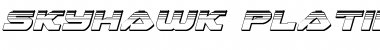 Download Skyhawk Platinum Italic Font Download Skyhawk Platinum Italic Font