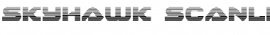 Download Skyhawk Scanlines Font Download Skyhawk Scanlines Font
