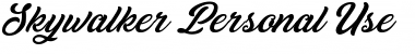 Download Skywalker Personal Use Font Download Skywalker Personal Use Font