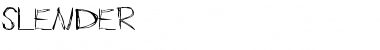 Download Slender Font Download Slender Font