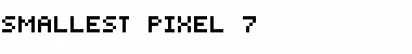 Download Smallest Pixel-7 Font Download Smallest Pixel-7 Font