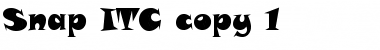 Download Snap ITC Font Download Snap ITC Font