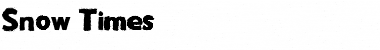 Download Snow Times Font Download Snow Times Font
