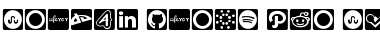 Download Social Icons Pro Set 1 - Rounded Font Download Social Icons Pro Set 1 - Rounded Font