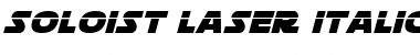 Download Soloist Laser Italic Font Download Soloist Laser Italic Font