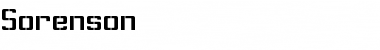 Download Sorenson Font Download Sorenson Font