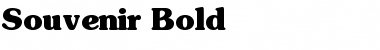Download Souvenir_Bold Font Download Souvenir_Bold Font