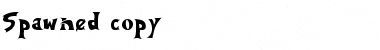 Download Spawned Font Download Spawned Font